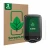 Front side of a product packaging with the brand logo ScreenLeaf. Next to it is the device Freestyle Libre shown with the corr