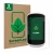 Front side of a product packaging with the brand logo ScreenLeaf. Next to it is the device Garmin Edge Explore 2018 shown with
