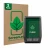 Front side of a product packaging with the brand logo ScreenLeaf. Next to it is the device Bosch Kiox shown with the correspon