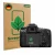 Front side of a product packaging with the brand logo ScreenLeaf. Next to it is the device Canon EOS 90D shown with the corres