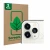 Front side of a product packaging with the brand logo ScreenLeaf. Next to it is the device Apple iPhone 11 Pro (ONLY Camera Le