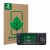 Front side of a product packaging with the brand logo ScreenLeaf. Next to it is the device Icom IC-705 shown with the correspo
