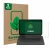 Front side of a product packaging with the brand logo ScreenLeaf. Next to it is the device Lenovo IdeaPad Duet Chromebook 10.1