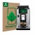 Front side of a product packaging with the brand logo ScreenLeaf. Next to it is the device DeLonghi PrimaDonna Soul ECAM610.74