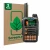 Front side of a product packaging with the brand logo ScreenLeaf. Next to it is the device Yaesu FT-70DR shown with the corres