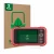 Front side of a product packaging with the brand logo ScreenLeaf. Next to it is the device Launch CRP 123 / 129 EVO shown with