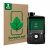 Front side of a product packaging with the brand logo ScreenLeaf. Next to it is the device Medtronic Minimed 780G shown with t