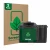 Front side of a product packaging with the brand logo ScreenLeaf. Next to it is the device Hasselblad X2D 100C shown with the 