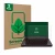 Front side of a product packaging with the brand logo ScreenLeaf. Next to it is the device GPD Win Max 2 shown with the corres