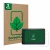 Front side of a product packaging with the brand logo ScreenLeaf. Next to it is the device Amazon Fire HD 8 2022 shown with th