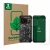 Front side of a product packaging with the brand logo ScreenLeaf. Next to it is the device iiiF150 B1 Pro (Front+Camera) shown