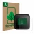 Front side of a product packaging with the brand logo ScreenLeaf. Next to it is the device Netgear Nighthawk M6 Pro shown with
