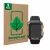 Front side of a product packaging with the brand logo ScreenLeaf. Next to it is the device Njord Gear The Indestructible Smart
