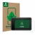 Front side of a product packaging with the brand logo ScreenLeaf. Next to it is the device DJI Osmo Action 4 shown with the co