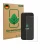 Front side of a product packaging with the brand logo ScreenLeaf. Next to it is the device Fairphone 5 shown with the correspo