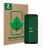 Front side of a product packaging with the brand logo ScreenLeaf. Next to it is the device Crosscall Stellar X5 shown with the