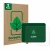 Front side of a product packaging with the brand logo ScreenLeaf. Next to it is the device Bambu Lab A1 3D Printer shown with 