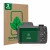 Front side of a product packaging with the brand logo ScreenLeaf. Next to it is the device Kodak Pixpro AZ528 shown with the c