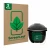 Front side of a product packaging with the brand logo ScreenLeaf. Next to it is the device Moulinex Cookeo Touch shown with th