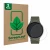 Front side of a product packaging with the brand logo ScreenLeaf. Next to it is the device Samsung Galaxy Watch 7 (44 mm) show