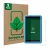 Front side of a product packaging with the brand logo ScreenLeaf. Next to it is the device Blackview Tab A5 Kids shown with th