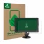 Front side of a product packaging with the brand logo ScreenLeaf. Next to it is the device Xgody X10 9" shown with the corresp
