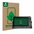 Front side of a product packaging with the brand logo ScreenLeaf. Next to it is the device Lowrance HDS-9 Pro shown with the c