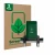 Front side of a product packaging with the brand logo ScreenLeaf. Next to it is the device Joyor S10-S V1 shown with the corre