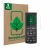 Front side of a product packaging with the brand logo ScreenLeaf. Next to it is the device Minn Kota Advanced GPS Navigation s
