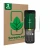 Front side of a product packaging with the brand logo ScreenLeaf. Next to it is the device Zebra MC3400 shown with the corresp