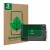 Front side of a product packaging with the brand logo ScreenLeaf. Next to it is the device Lowrance Eagle 9 shown with the cor