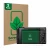 Front side of a product packaging with the brand logo ScreenLeaf. Next to it is the device Sony ZV-1A shown with the correspon