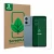 Front side of a product packaging with the brand logo ScreenLeaf. Next to it is the device Motorola Moto E15 (Front+Camera) sh