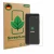 Front side of a product packaging with the brand logo ScreenLeaf. Next to it is the device Thuraya One shown with the correspo