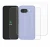 Image of the device Google Pixel 9a (Front+Back) with a wide variety of screen protectors.