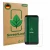 Front side of a product packaging with the brand logo ScreenLeaf. Next to it is the device Datalogic Memor 12 shown with the c