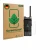 Front side of a product packaging with the brand logo ScreenLeaf. Next to it is the device Hytera PDC680 shown with the corres