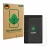 Front side of a product packaging with the brand logo ScreenLeaf. Next to it is the device Whitedeer G13 shown with the corres