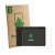 Front side of a product packaging with the brand logo ScreenLeaf. Next to it is the device VALE Tablet V11E LTE shown with the