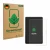Front side of a product packaging with the brand logo ScreenLeaf. Next to it is the device Telekom T Tablet 2 shown with the c