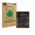 Front side of a product packaging with the brand logo ScreenLeaf. Next to it is the device Behringer Wing Compact shown with t