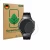 Front side of a product packaging with the brand logo ScreenLeaf. Next to it is the device Huawei Watch GT 6 Pro (46 mm) shown