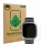 Front side of a product packaging with the brand logo ScreenLeaf. Next to it is the device YYKY Smartwatch 1.72" shown with th