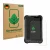 Front side of a product packaging with the brand logo ScreenLeaf. Next to it is the device Unitech TB85 Plus shown with the co