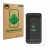 Front side of a product packaging with the brand logo ScreenLeaf. Next to it is the device Olympia Neo Mini shown with the cor