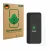 Front side of a product packaging with the brand logo ScreenLeaf. Next to it is the device Oppo Reno 15c shown with the corres