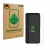 Front side of a product packaging with the brand logo ScreenLeaf. Next to it is the device Samsung Galaxy A37 5G shown with th