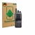 Front side of a product packaging with the brand logo ScreenLeaf. Next to it is the device Icom IC-T10 shown with the correspo