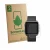 Front side of a product packaging with the brand logo ScreenLeaf. Next to it is the device Pebble Time 2 2026 shown with the c