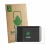 Front side of a product packaging with the brand logo ScreenLeaf. Next to it is the device Windmeile KT-LCD8H shown with the c